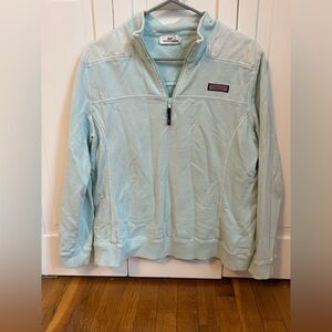 Vineyard Vines Mint Green Quarter-Zip Pullover